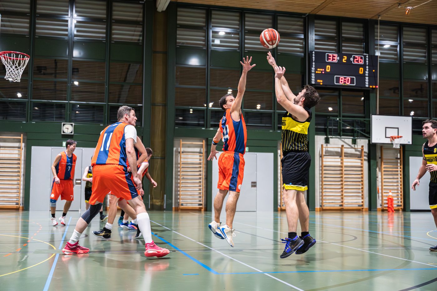Rebound im Herren-Spiel